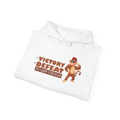 Adult Hoodies Victory Defeat we grow strong Hooded Sweatshirt