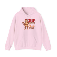 Adult Hoodies Stop Dreaming Start Doing Hooded Sweatshirt