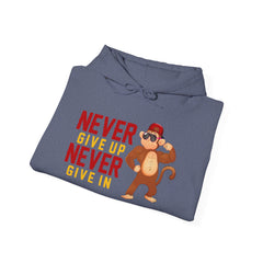 Youth Hoodies Never Give up Never Give in Hooded Sweatshirt