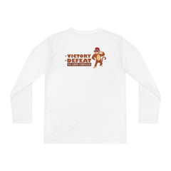 Youth Long Sleeve Victory Defeat we Grow Stronger