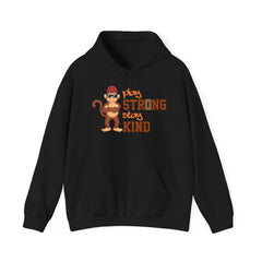 Youth Hoodies Play Strong stay Kind Hooded Sweatshirt