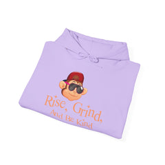 Adult Hoodies Rise Grinde and Be Kind Hooded Sweatshirt