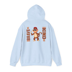 Youth Hoodies Brave be Kind be Hooded Sweatshirt