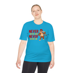 Unisex Adults Never Give up Never Give in