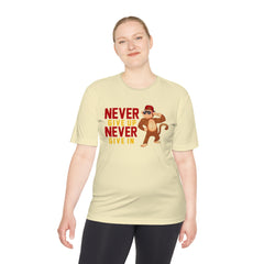 Unisex Adults Never Give up Never Give in