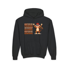 Youth Hoodie Keep Pushing, Keep Believing, Keep Achieving Hooded Sweatshirt