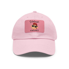 Dad Hat with Leather Patch (Rectangle)