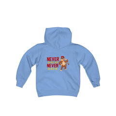 Unisex Adults Hoodie Never Give up Never Give in