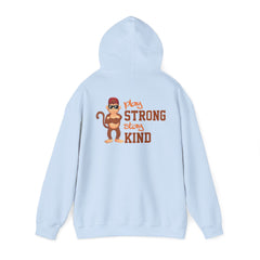 Youth Hoodies Play Strong stay Kind Hooded Sweatshirt