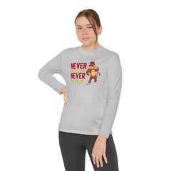 Youth Long Sleeve Never Give Up Never Give In