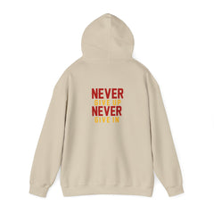 Youth Hoodies Never Give up Never Give in Hooded Sweatshirt