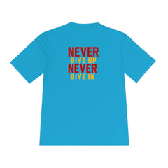 Unisex Adults Never Give up Never Give in