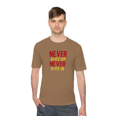 Unisex Adults Never Give up Never Give in