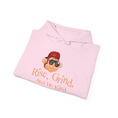 Youth Hoodies Rise Grinde and Be Kind Hooded Sweatshirt