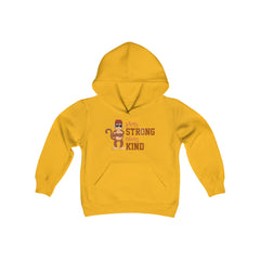 Youth Hoodie Play Strong stay Kind