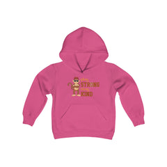 Youth Hoodie Play Strong stay Kind