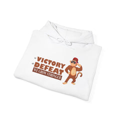 Youth Hoodies Victory Defeat we grow strong Hooded Sweatshirt