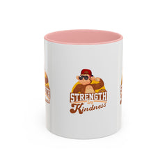 Accent Coffee Mug (11, 15oz) Strength In Kindness