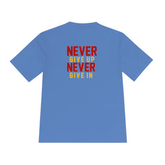 Unisex Adults Never Give up Never Give in