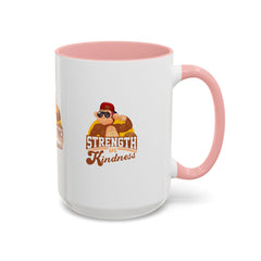 Accent Coffee Mug (11, 15oz) Strength In Kindness