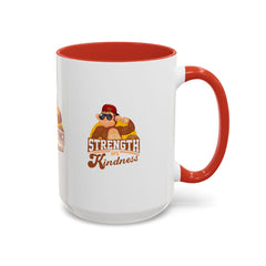 Accent Coffee Mug (11, 15oz) Strength In Kindness