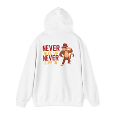 Youth Hoodies Never Give up Never Give in Hooded Sweatshirt