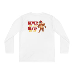 Youth Long Sleeve Never Give Up Never Give In