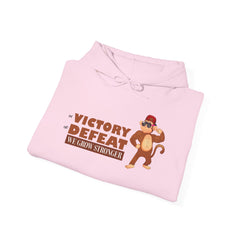 Adult Hoodies Victory Defeat we grow strong Hooded Sweatshirt