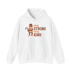 Adult Hoodies Play Strong stay Kind Hooded Sweatshirt