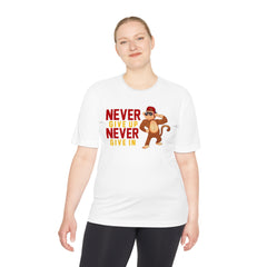 Unisex Adults Never Give up Never Give in