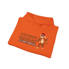 Youth Hoodies Victory Defeat we grow strong Hooded Sweatshirt