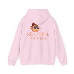 Youth Hoodies Rise Grinde and Be Kind Hooded Sweatshirt