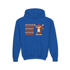 Youth Hoodie Keep Pushing, Keep Believing, Keep Achieving Hooded Sweatshirt