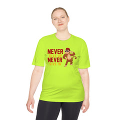 Unisex Adults Never Give up Never Give in