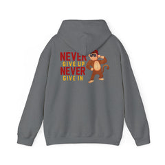 Youth Hoodies Never Give up Never Give in Hooded Sweatshirt