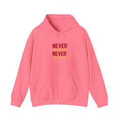 Youth Hoodies Never Give up Never Give in Hooded Sweatshirt