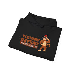 Youth Hoodies Victory Defeat we grow strong Hooded Sweatshirt