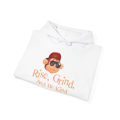 Adult Hoodies Rise Grinde and Be Kind Hooded Sweatshirt