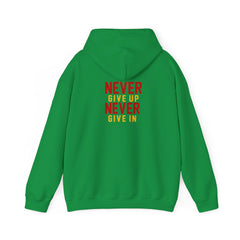 Youth Hoodies Never Give up Never Give in Hooded Sweatshirt