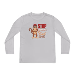 Youth Long Sleeve Stop Dreaming Start Doing