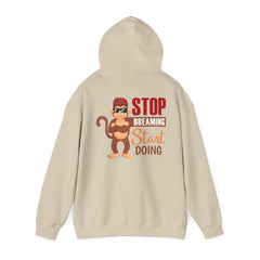 Youth Hoodies Stop Dreaming Start Doing Hooded Sweatshirt