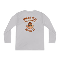 Youth Long Sleeve Win or Loss we always Improve