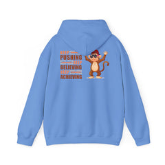 Youth Hoodies Keep Pushing, Keep Believing, Keep Achieving Hooded Sweatshirt