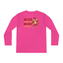 Youth Long Sleeve Never Give Up Never Give In