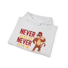 Youth Hoodies Never Give up Never Give in Hooded Sweatshirt