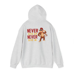 Youth Hoodies Never Give up Never Give in Hooded Sweatshirt