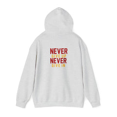 Youth Hoodies Never Give up Never Give in Hooded Sweatshirt