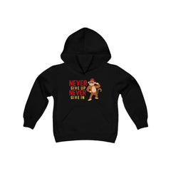 Unisex Adults Hoodie Never Give up Never Give in