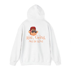 Youth Hoodies Rise Grinde and Be Kind Hooded Sweatshirt