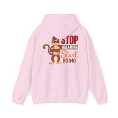 Youth Hoodies Stop Dreaming Start Doing Hooded Sweatshirt